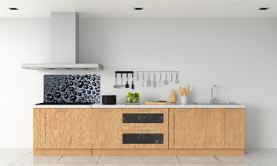 Cooker splashback Drops of water