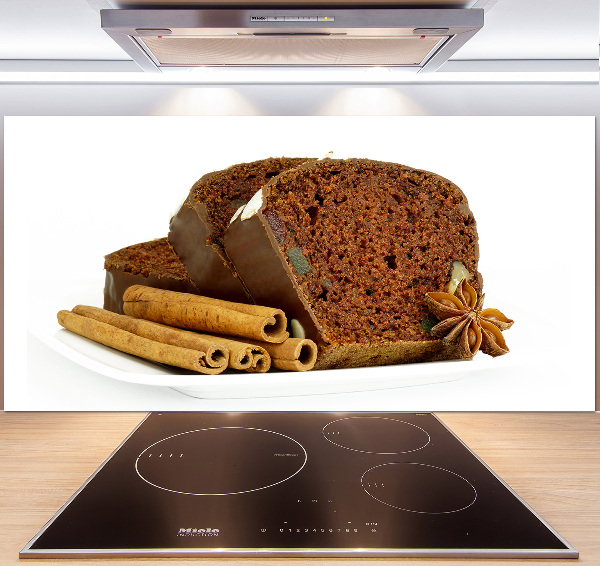 Cooker splashback Gingerbread and vanilla