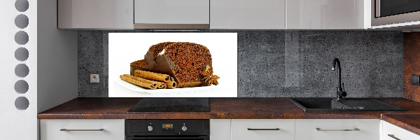 Cooker splashback Gingerbread and vanilla