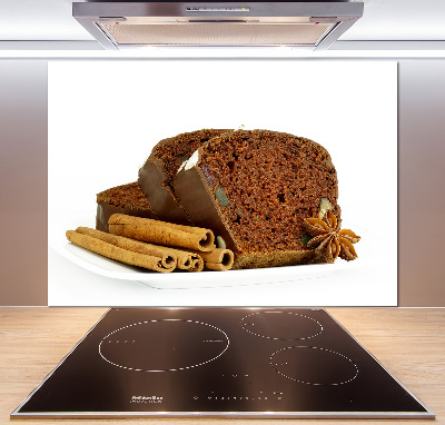 Cooker splashback Gingerbread and vanilla