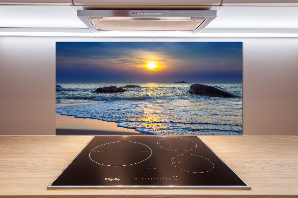 Cooker splashback Sunset sea