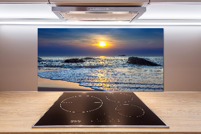 Cooker splashback Sunset sea