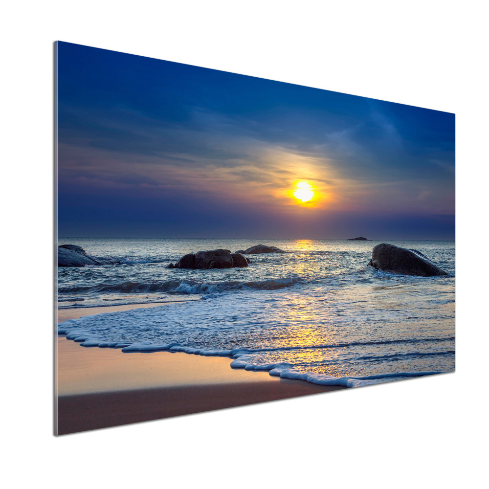 Cooker splashback Sunset sea