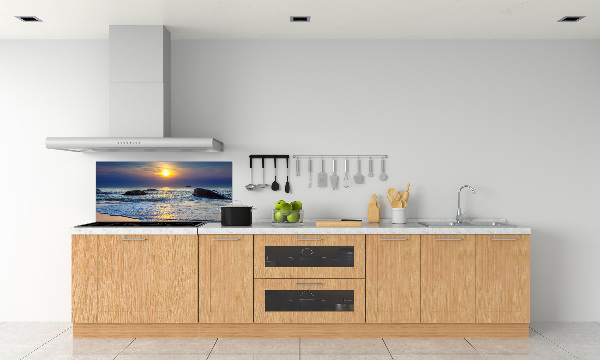 Cooker splashback Sunset sea