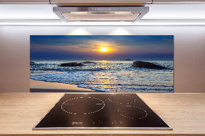 Cooker splashback Sunset sea