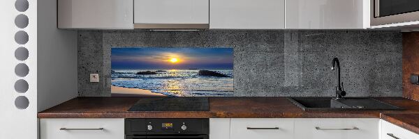 Cooker splashback Sunset sea