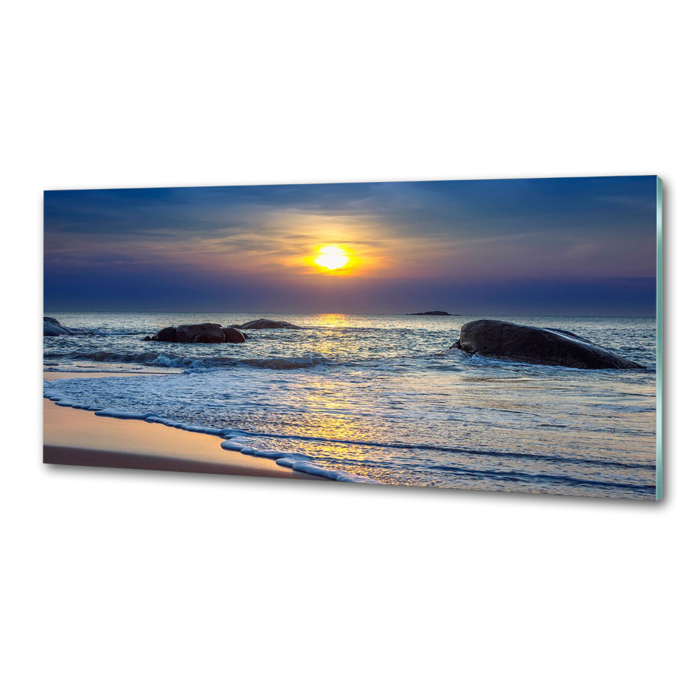 Cooker splashback Sunset sea