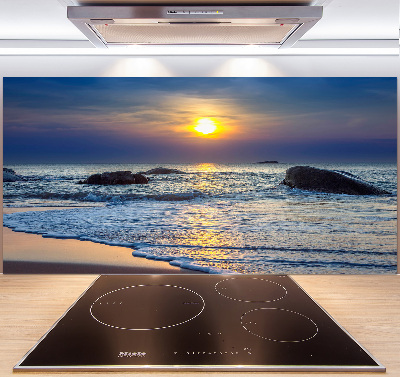 Cooker splashback Sunset sea