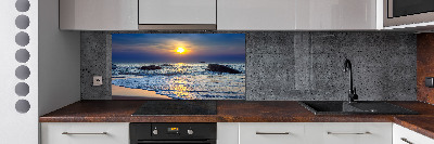 Cooker splashback Sunset sea