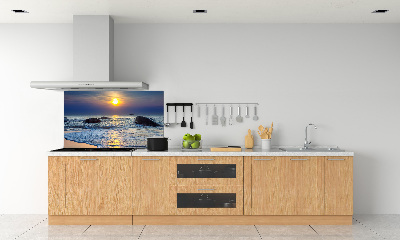 Cooker splashback Sunset sea