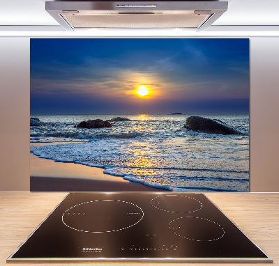 Cooker splashback Sunset sea