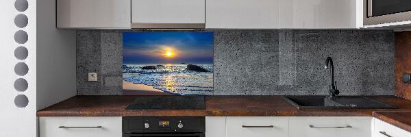 Cooker splashback Sunset sea