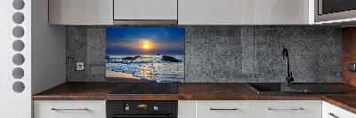 Cooker splashback Sunset sea