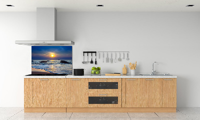 Cooker splashback Sunset sea