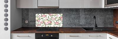 Cooker splashback Roses