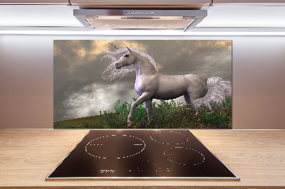 Kitchen splashback Gray unicorn