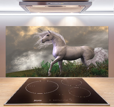 Kitchen splashback Gray unicorn