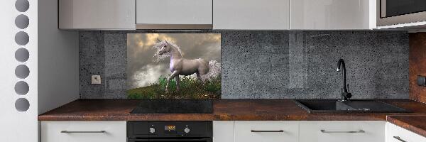 Kitchen splashback Gray unicorn