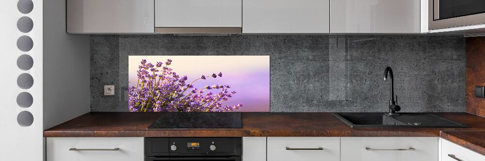 Kitchen splashback Lavender