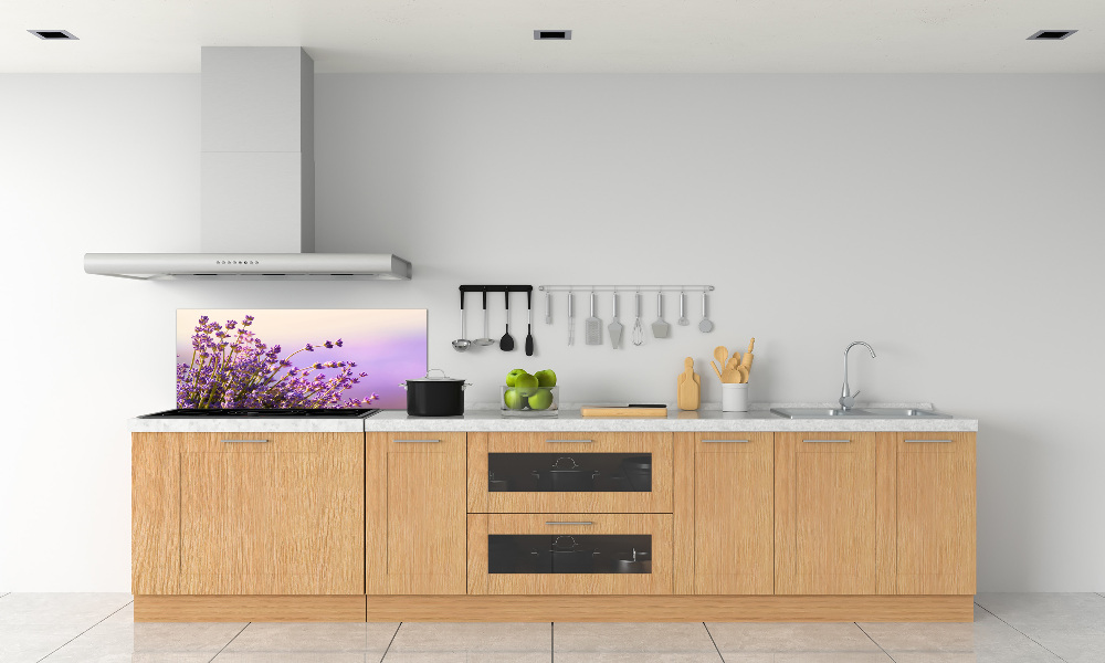 Kitchen splashback Lavender