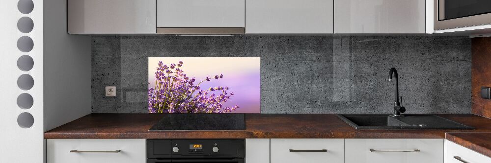 Kitchen splashback Lavender