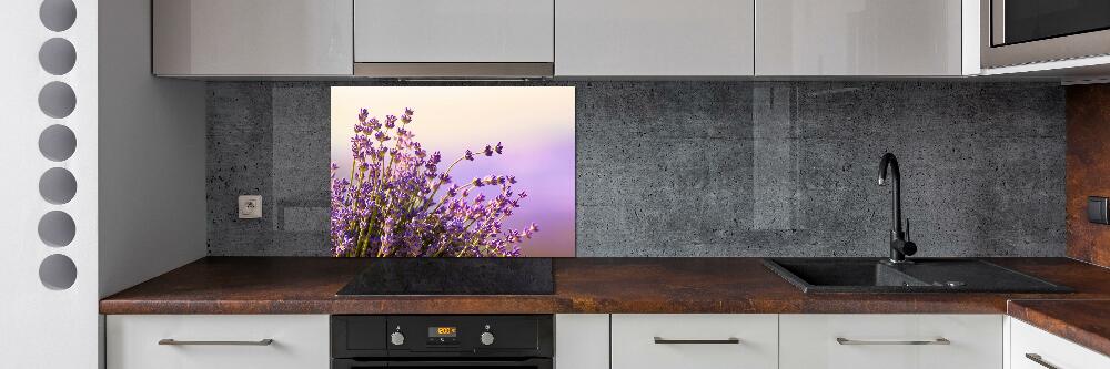 Kitchen splashback Lavender