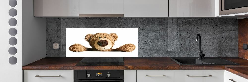 Kitchen splashback Teddy bear