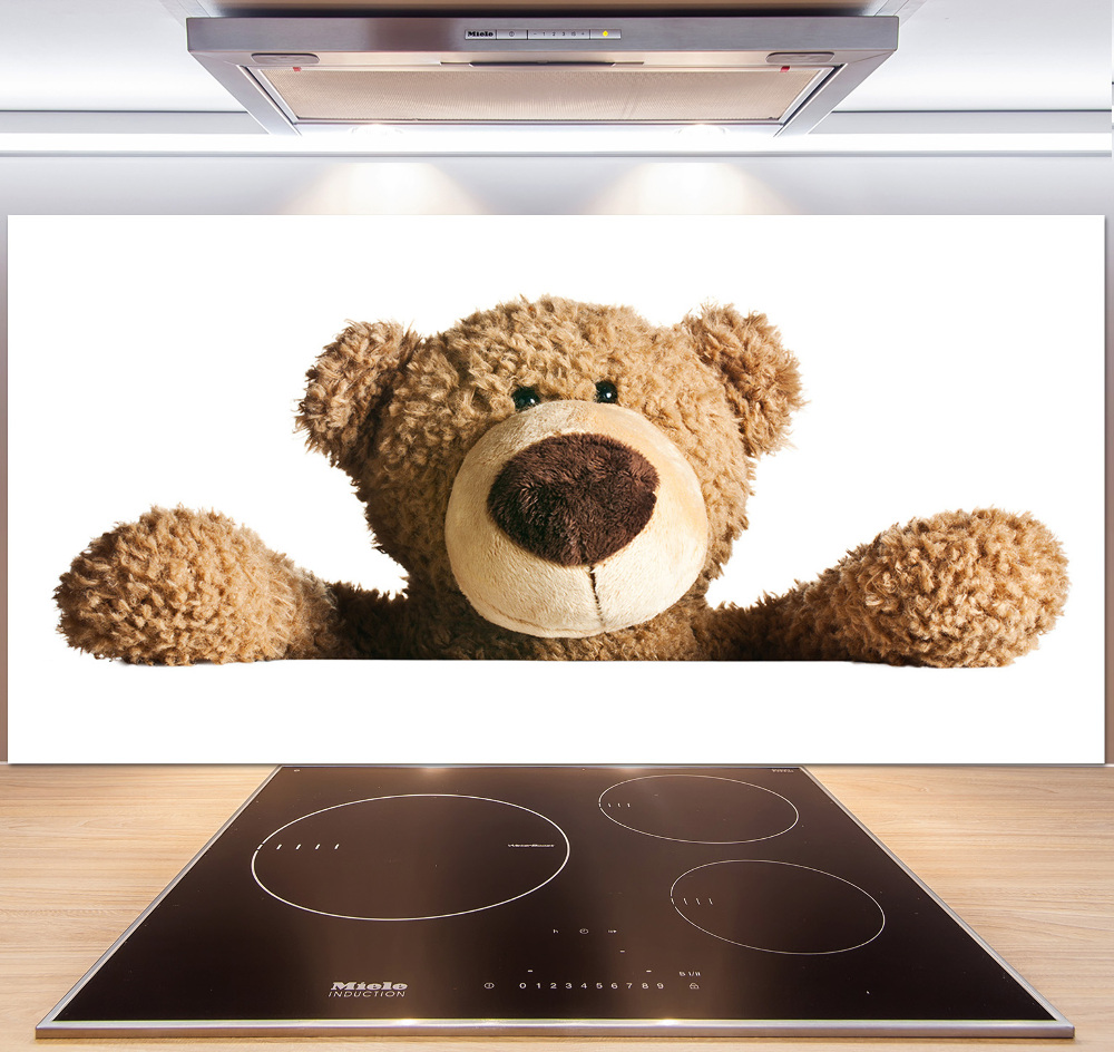 Kitchen splashback Teddy bear