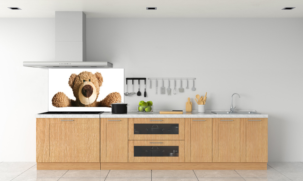 Kitchen splashback Teddy bear