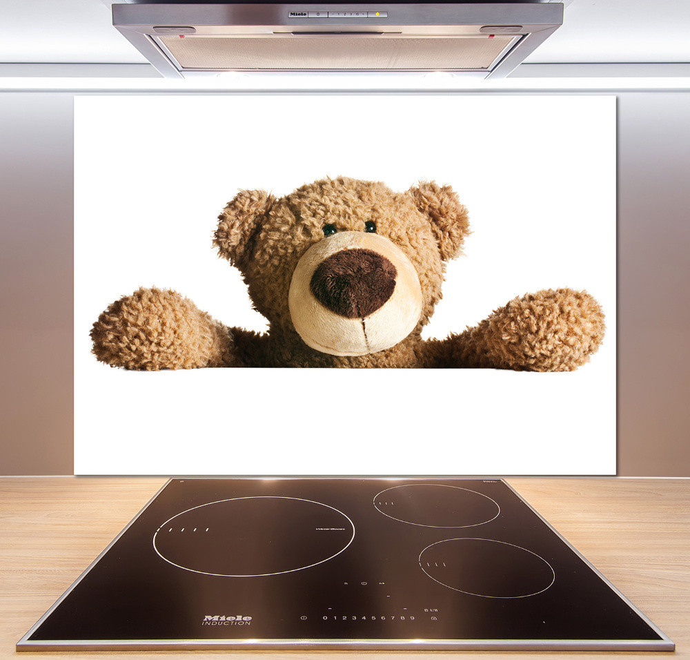 Kitchen splashback Teddy bear