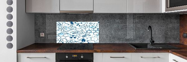 Kitchen splashback Background chemistry