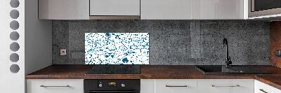 Kitchen splashback Background chemistry