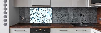 Kitchen splashback Background chemistry