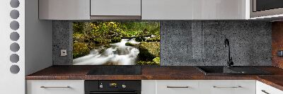 Cooker splashback The stream of Olczyski