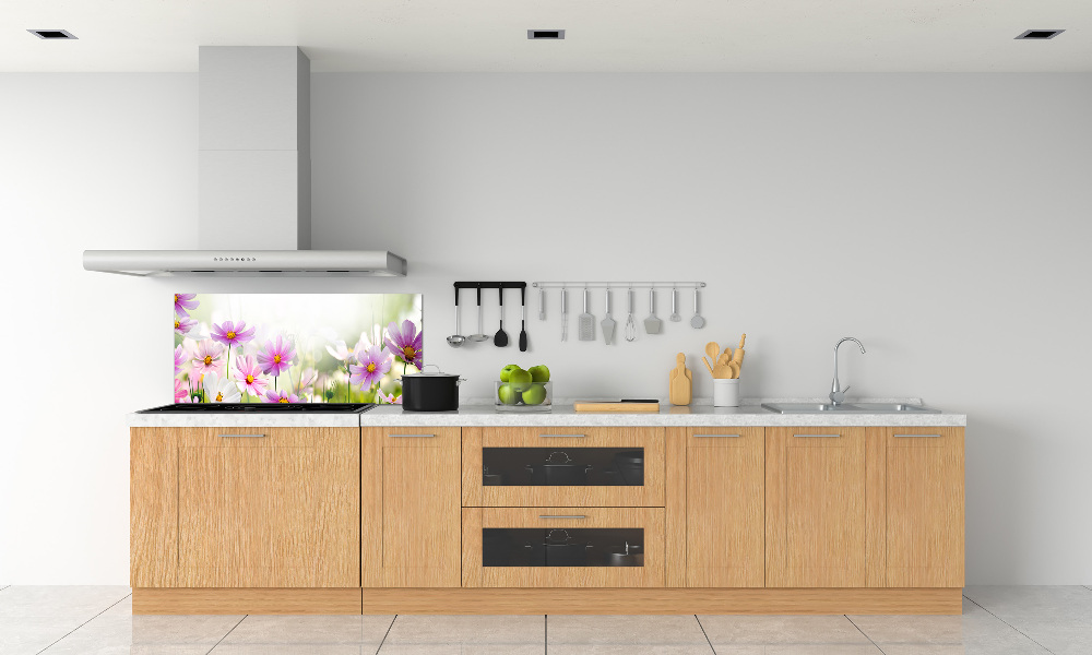 Kitchen splashback Flowers in the meadow