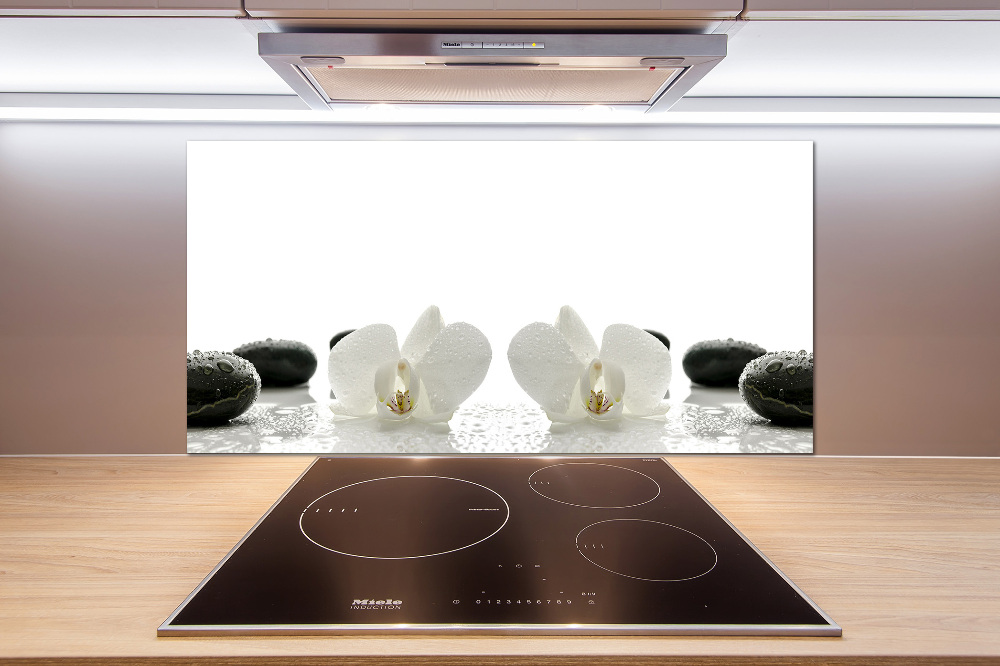 Kitchen splashback Orchid