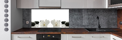 Kitchen splashback Orchid