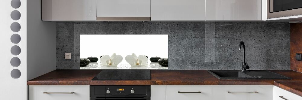 Kitchen splashback Orchid