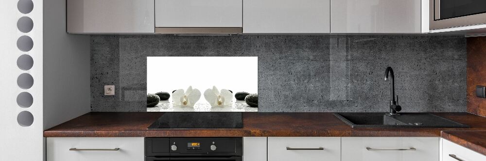 Kitchen splashback Orchid