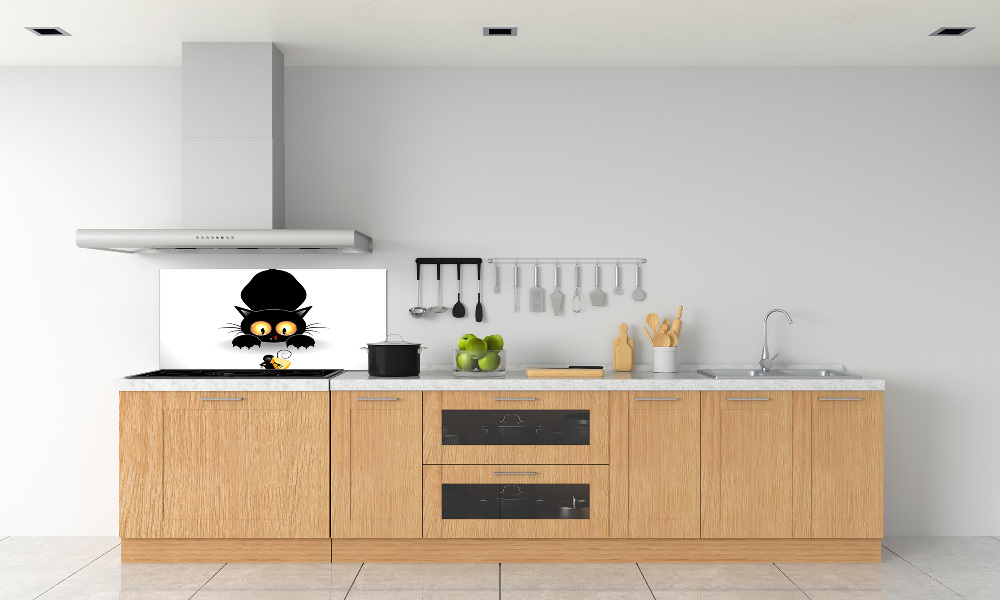 Kitchen splashback Cat and mouse