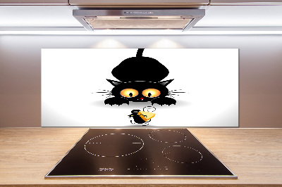 Kitchen splashback Cat and mouse