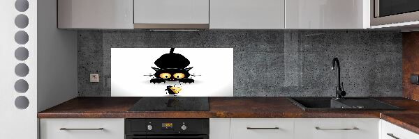 Kitchen splashback Cat and mouse