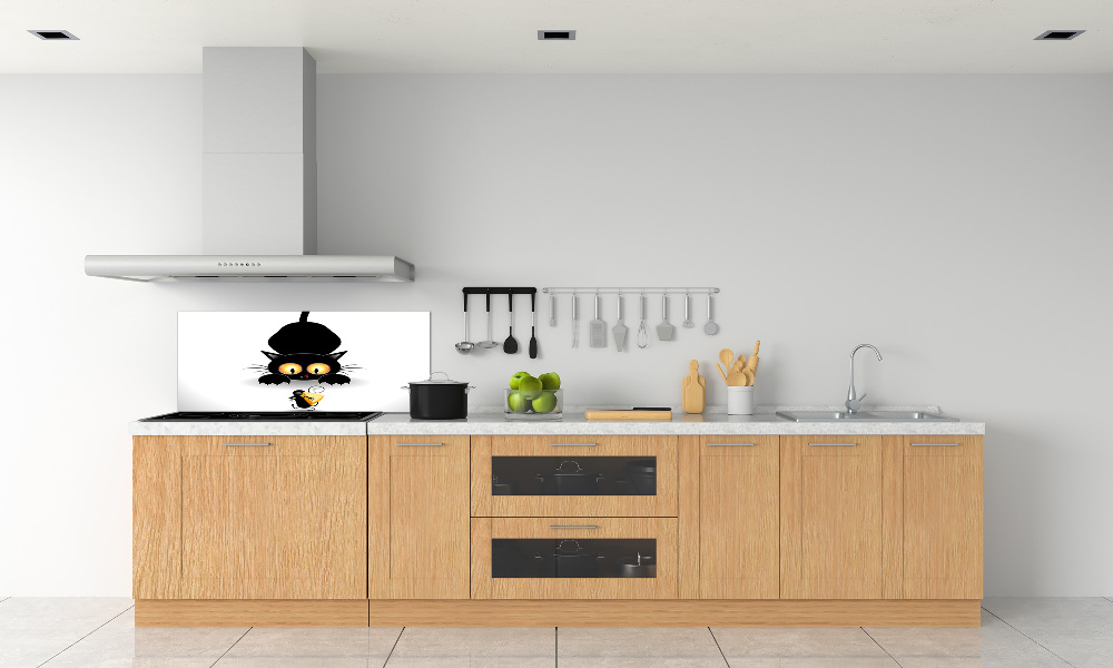 Kitchen splashback Cat and mouse