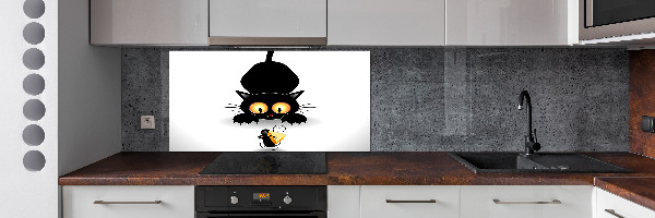 Kitchen splashback Cat and mouse