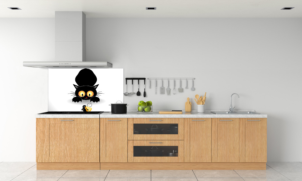 Kitchen splashback Cat and mouse