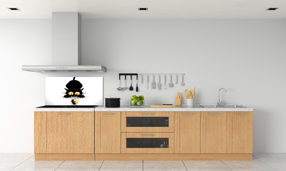 Kitchen splashback Cat and mouse