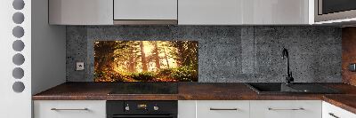 Cooker splashback the rainforest