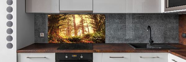 Cooker splashback the rainforest