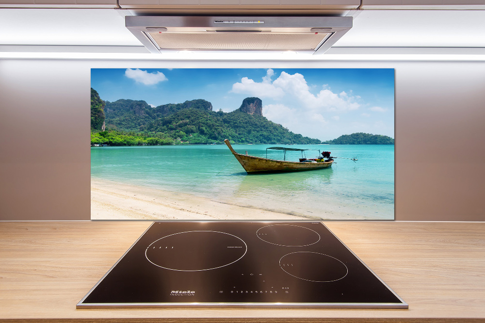 Cooker splashback Boat