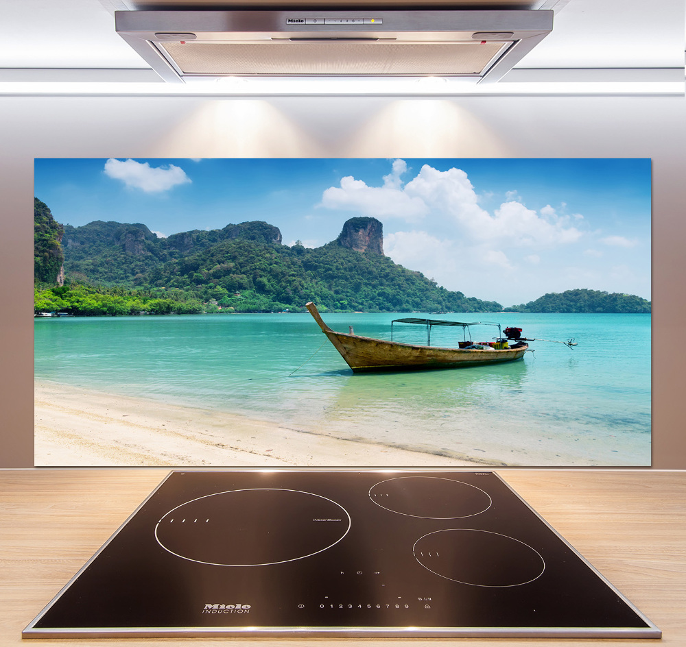 Cooker splashback Boat